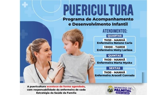 Palmital - Programa de Puericultura, um programa de acompanhamento e desenvolvimento infantil